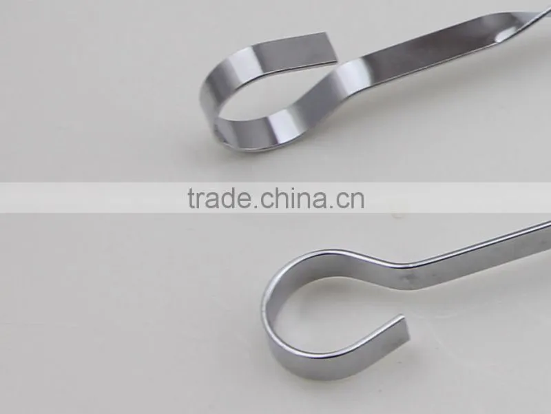 Stainless Steel Grilling Kabob Skewers with Ring-Tip Handle