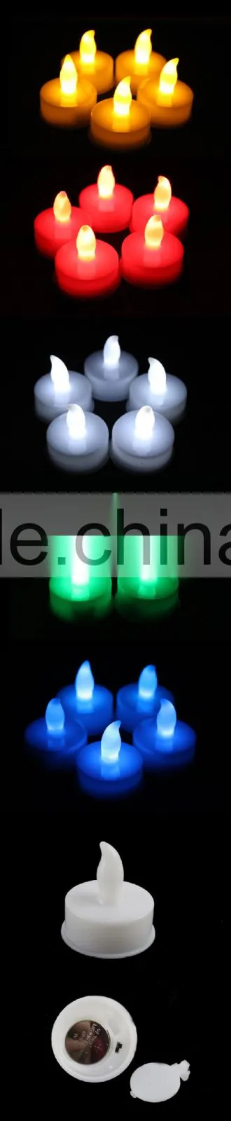 colour changing mini LED Christmas candle light