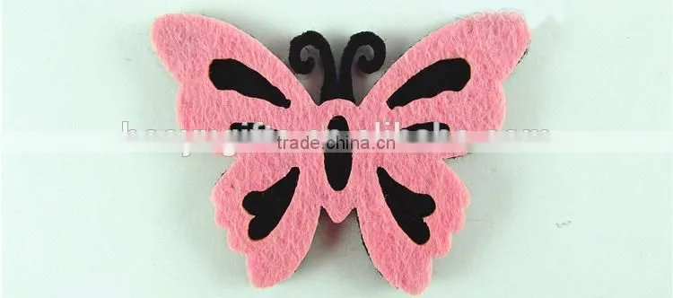 Fashion decorative wall sticker , 3D butterfly kindergarten Children room wall stick