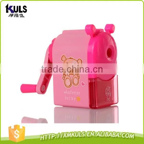School supplies windmills cartoon hand plastic pencil sharpener