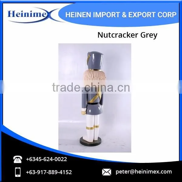 Attractive and Decorative Nutcracker Grey Statue