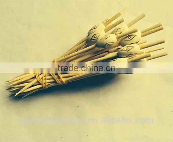 High quality antique bamboo stick with ball