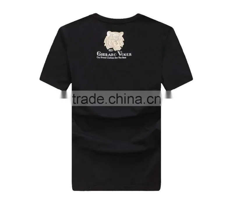 Men's 95%cotton 5%spandex blank mens t-shirts wholesale