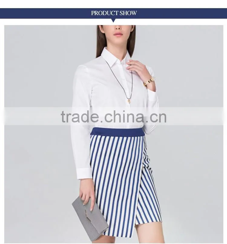 Wholesale fashion close-fitting shirt for office ladies,images of ladies casual tops