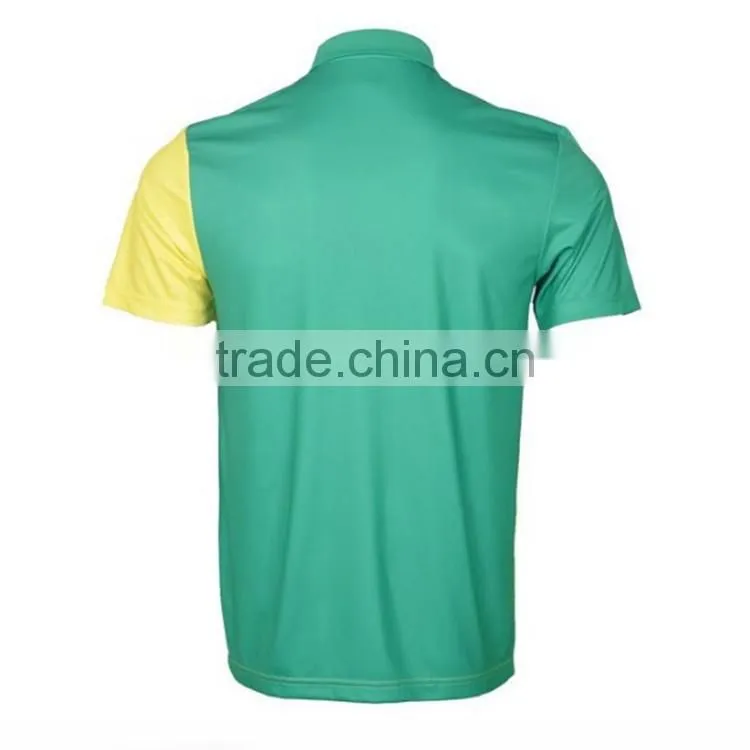 Cheap 100% polyester custom mens short sleevs polo shirt