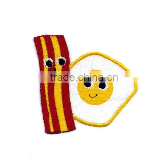 2017Customized sushi Embroidery Patch, virious food Embroidered wholesale Patch