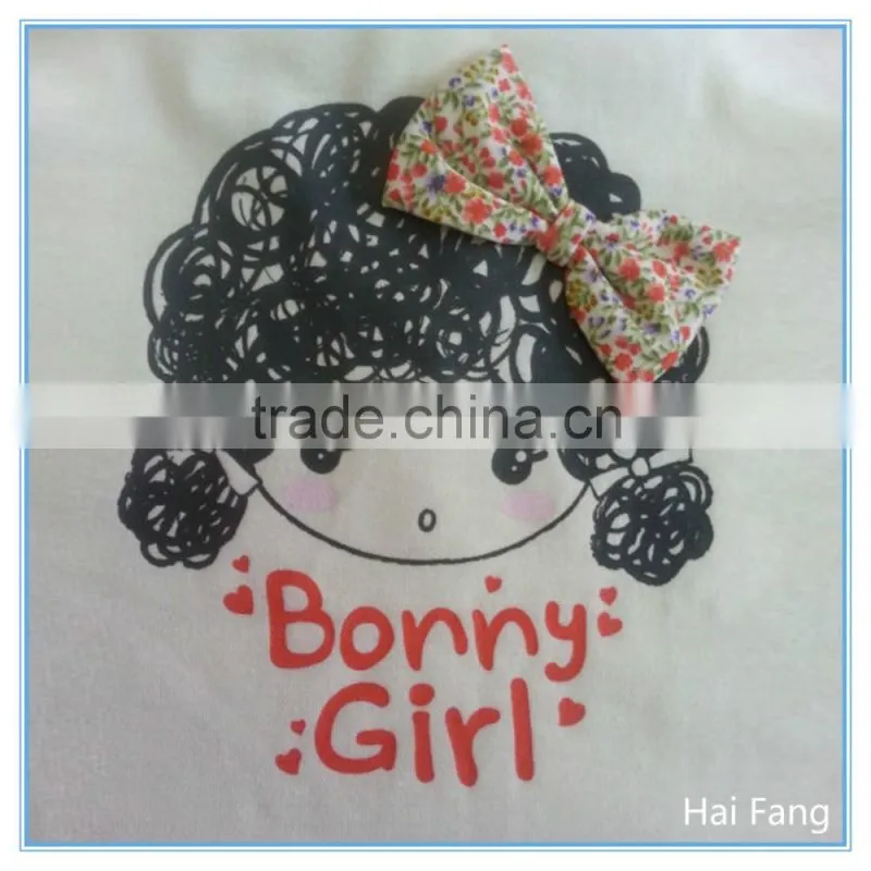Children Girls OEM Cute Vest, Girls Fashion Summer Hot Vests Tops, Knitted Fabric Underwear Set