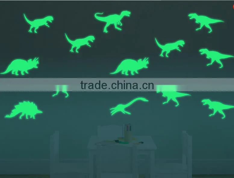 high fashion audit Christmas 3D Eco-friendly decorative removable glow in the dark star wall stickers