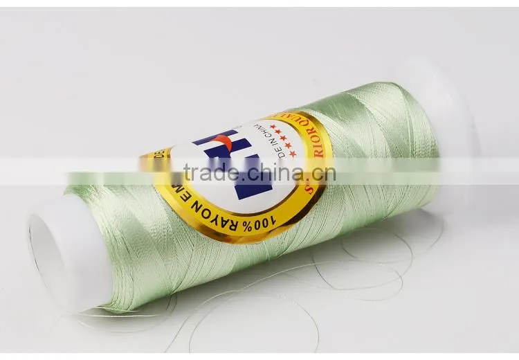 China wholesale of 150/2 150d/2 100% viscose rayon embroidery thread