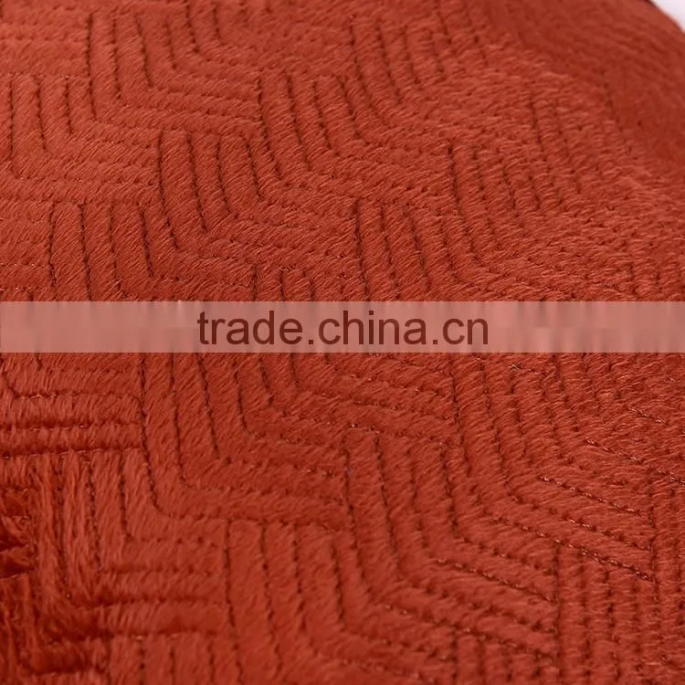 Customized quilt design decorative pillow, solid micromink pillow set, pillow set made in china