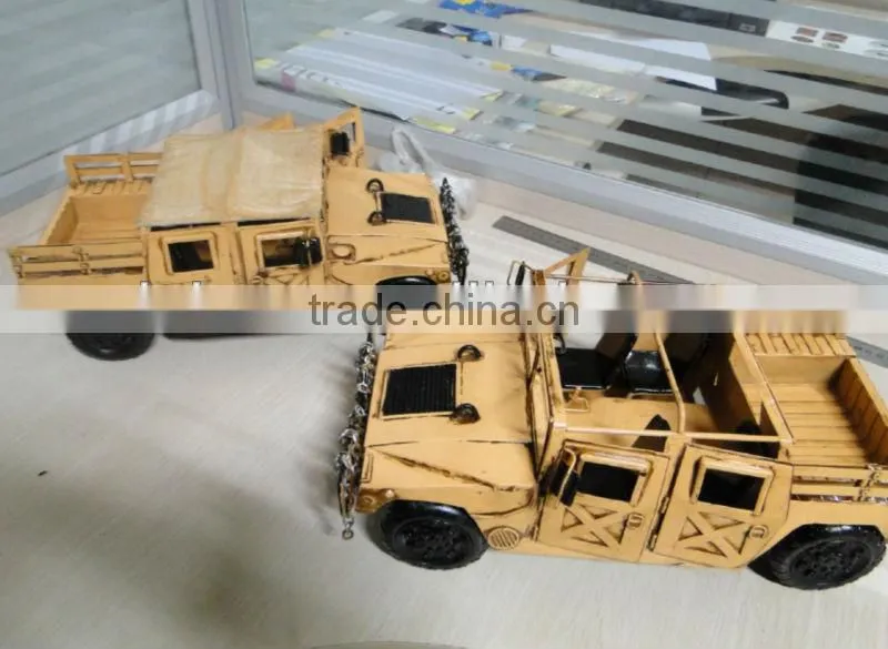 Hummer Truck Model Metal Craft Gifts,Wholesale Craft Supplies,Supply Gift Craft Metal Craft DB01681 to Importers Spain,Russia