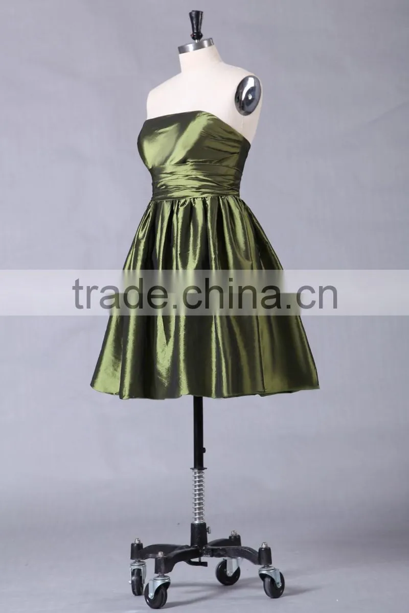 2017 New Fashion Elegant A-line Sweetheart tulle with short evening dress prom dresses ED109