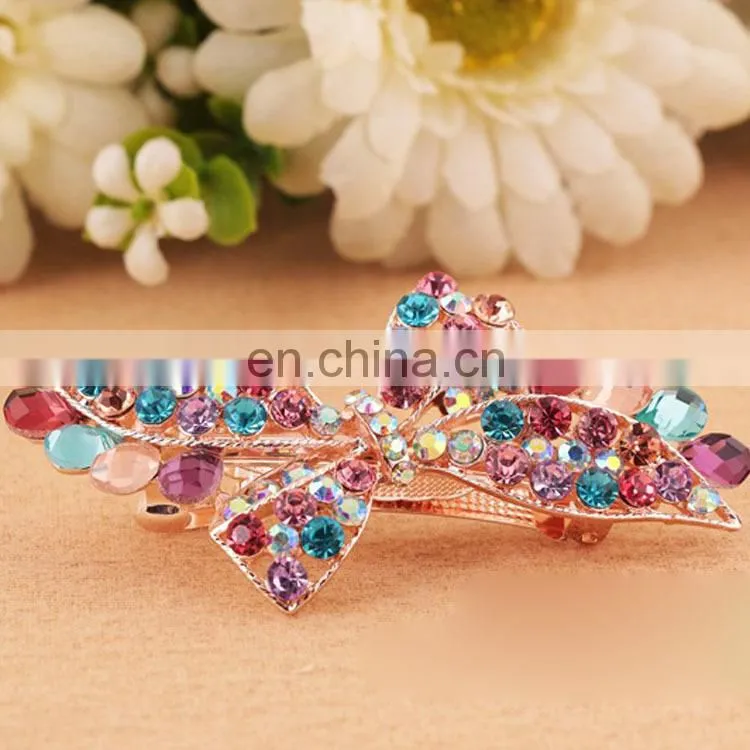 Fantasy Ladies Colorflu Rhinestone hair clips