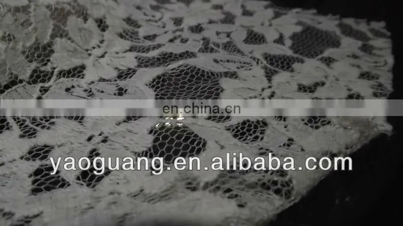 wholesaler turkey 30%Nylon 70%Cotton Lace fabric