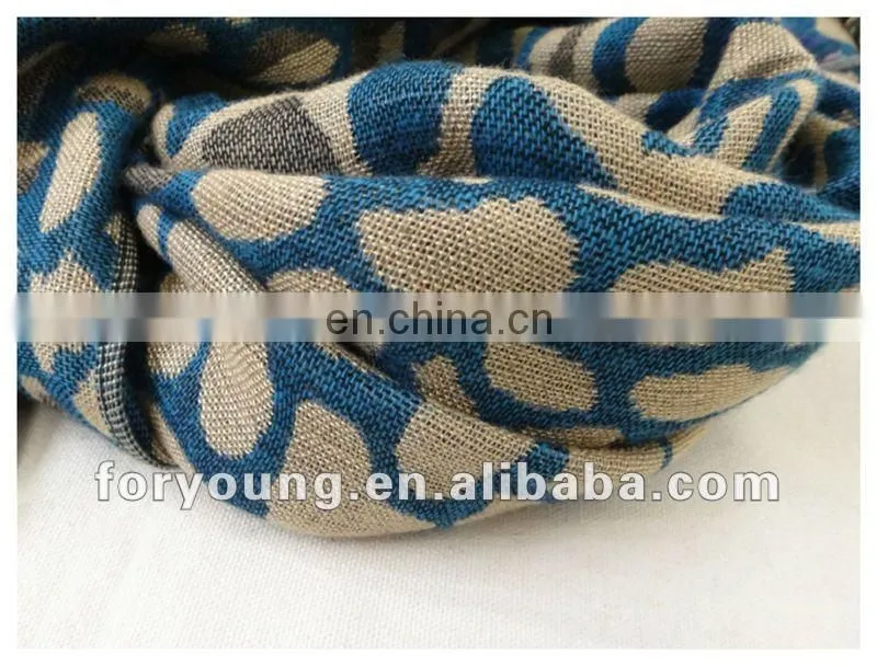 tassel leopard woven shawls