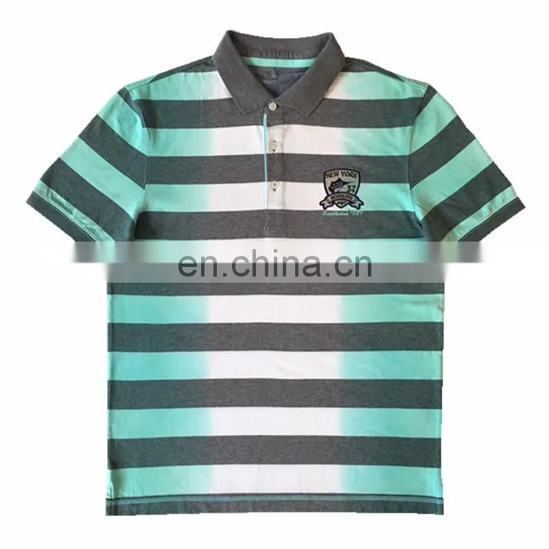 High Quality New Design Soft-touch Mens 100% Cotton Custom Embroidery Polo Shirt