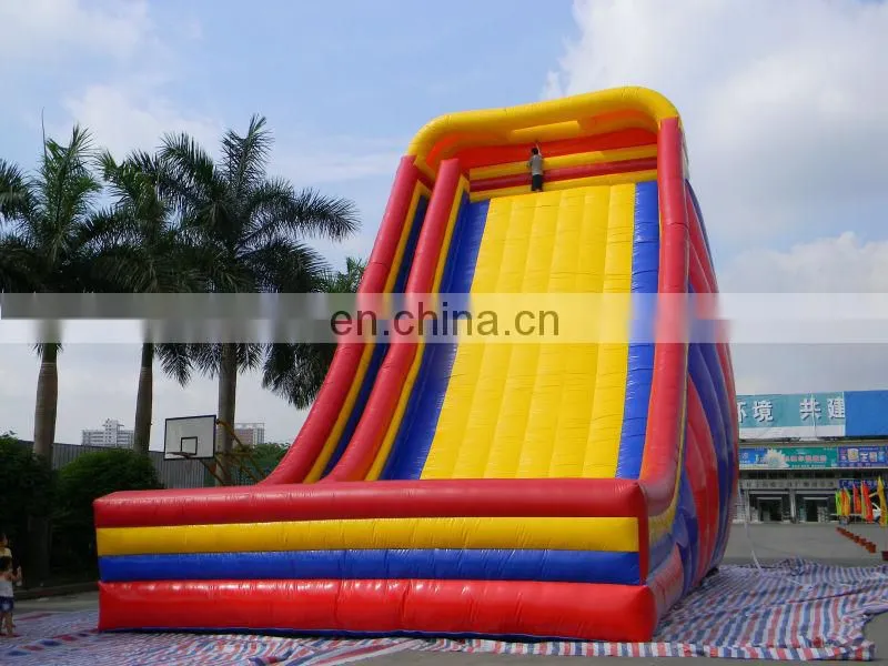 Inflatable giant slide