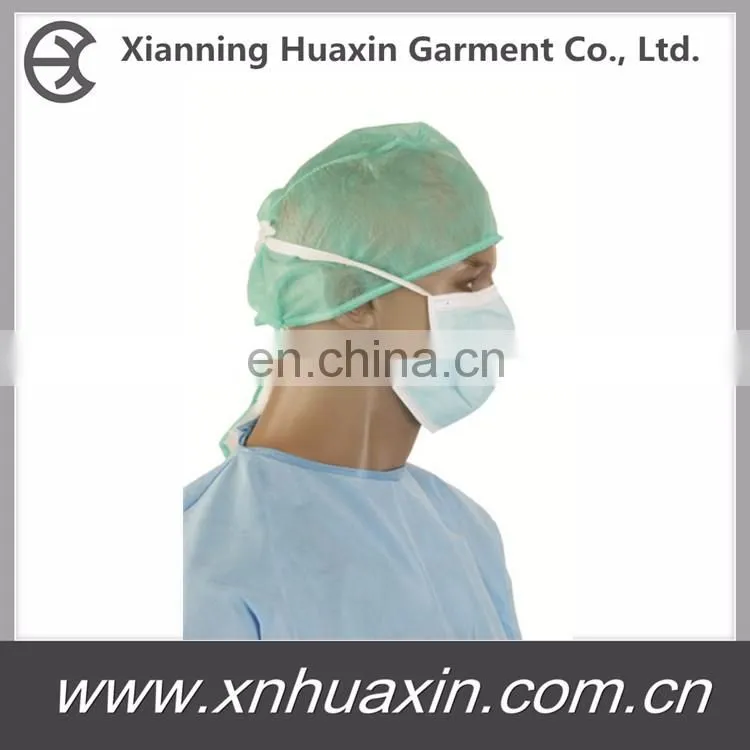 Breathable Doctor Caps with Elastic/Ties