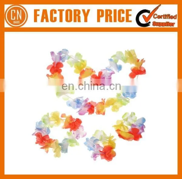 Wholesale Wreathe Lei Promotional Decorative Hawaii Flower Necklace Lei