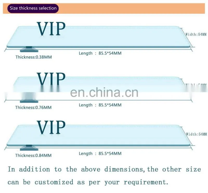 Custom Pvc Business Card Printing ,Transparent Plastic Business Card Printing
