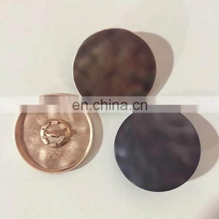 fashion antique gold metal zinc alloy big sewing button with various sizes for coat