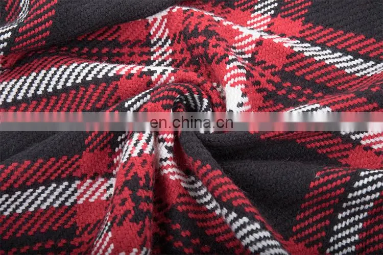 100% acrylic khaki women scarf cappa