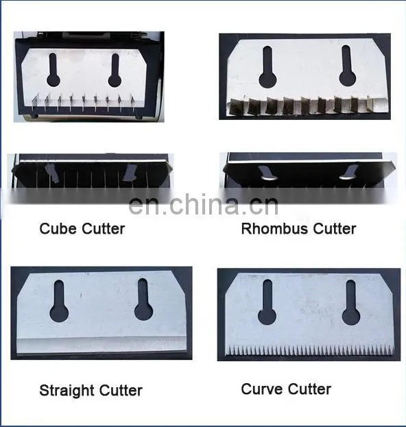 Stainless steel good use industrial fruit okra Lotus cutter chopper slicer vegetable cutting machine