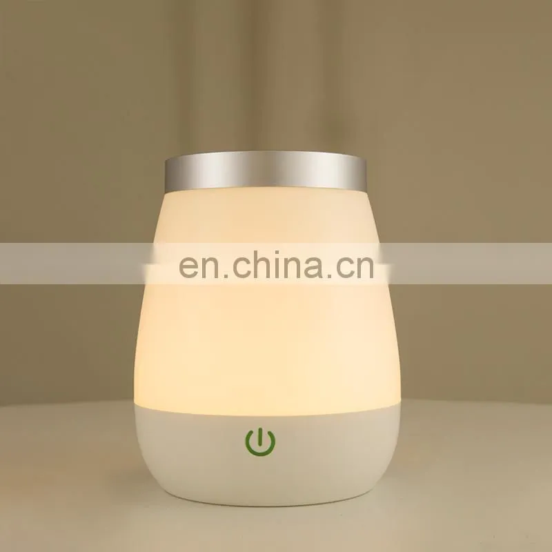 Creative table lamp LED energy-saving touch switch flower pot lamp