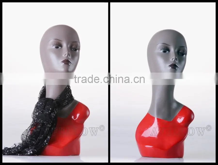 Women Gender and Plastic Material Mannequin Head H1045