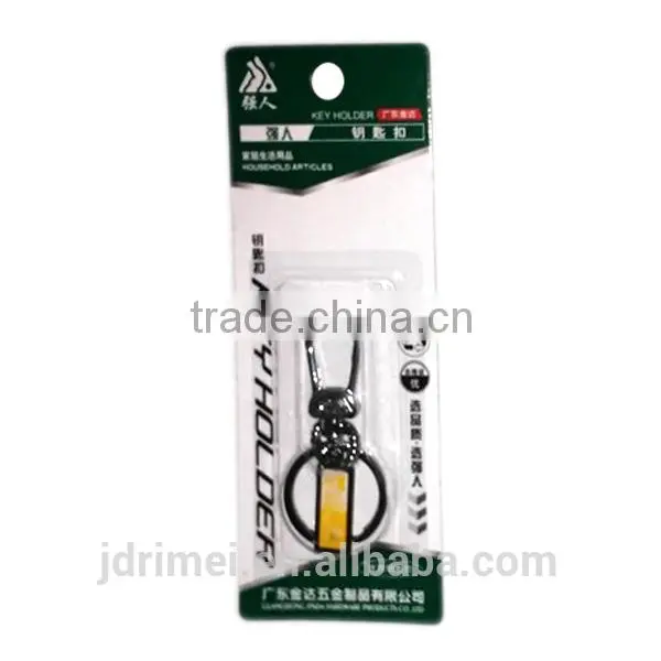 wholesale round keychain with ball holder for sports fans hanging bauble