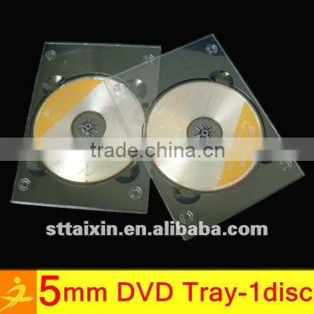 plastic pp slim dvd case 5mm/7mm/14mm