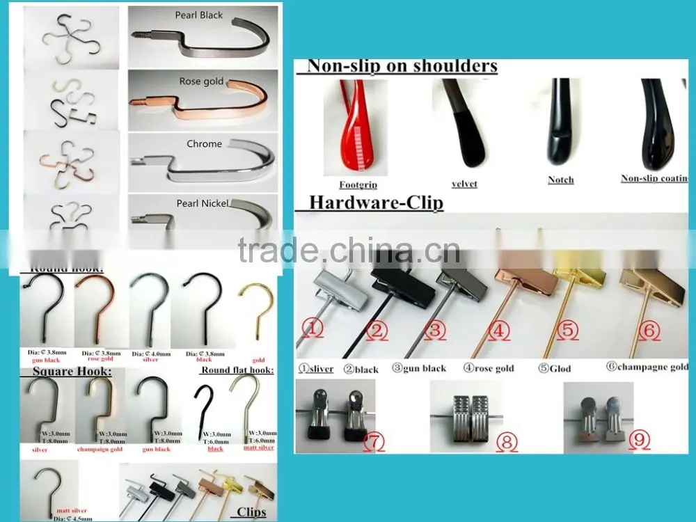 HA6855 strong plastic clothes hanger garment coat non slip hanger