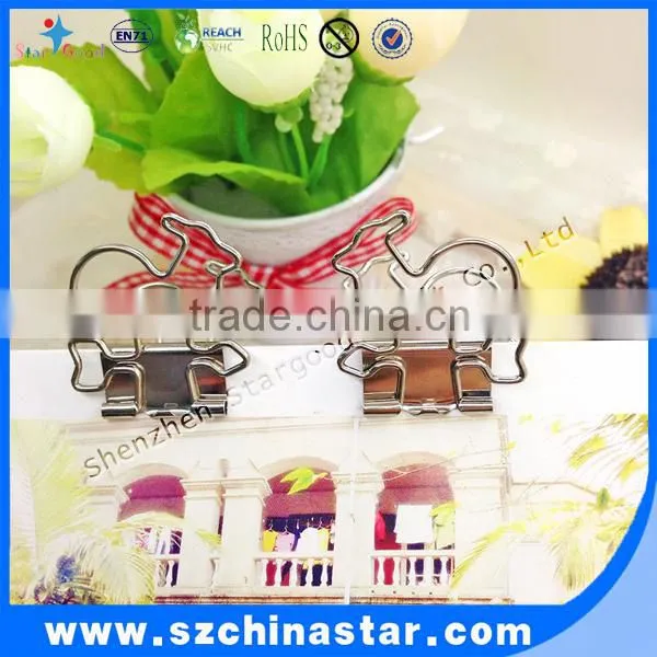 Beautiful flower metal binder clips
