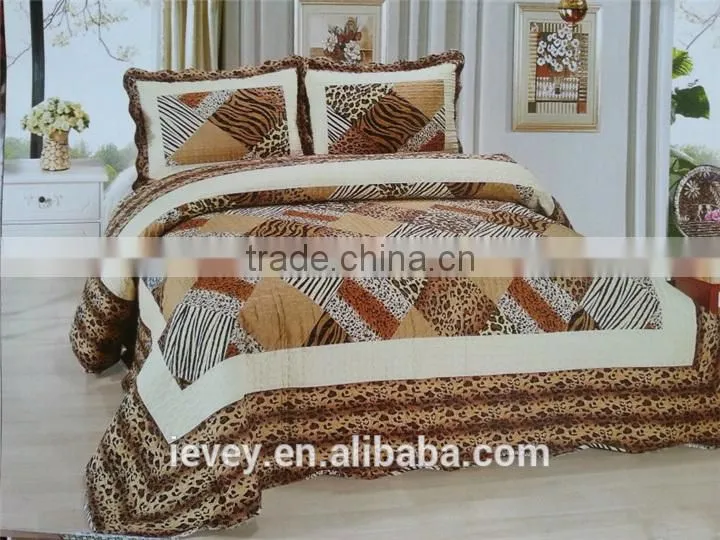 Alibaba china high quality best price reactive printed cotton home goods patchwork bedspread