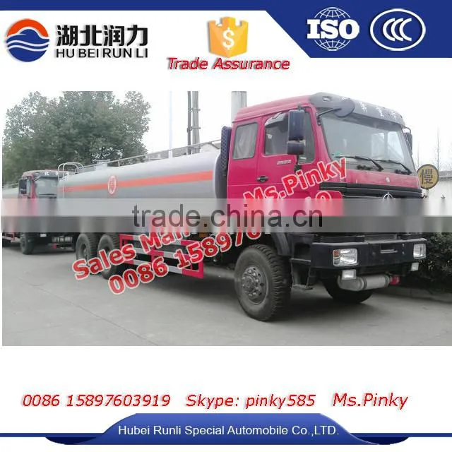 18000Liters 20000Liters diesel fuel delivery truck Baotou Beiben Fuel Tank Truck by Manufacture Sales