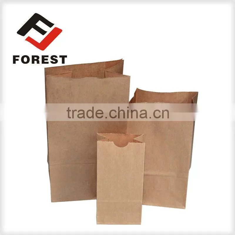 Customized colored flat paper bags