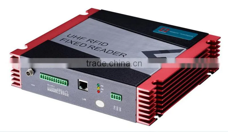 4 ports long range fixed uhf rfidreader passive/sports racing timing system UHF RFID Readerchip Impinj R2000
