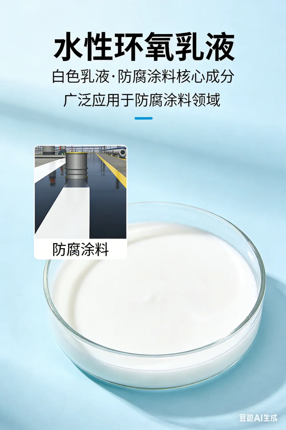 水性环氧乳液推广图设计