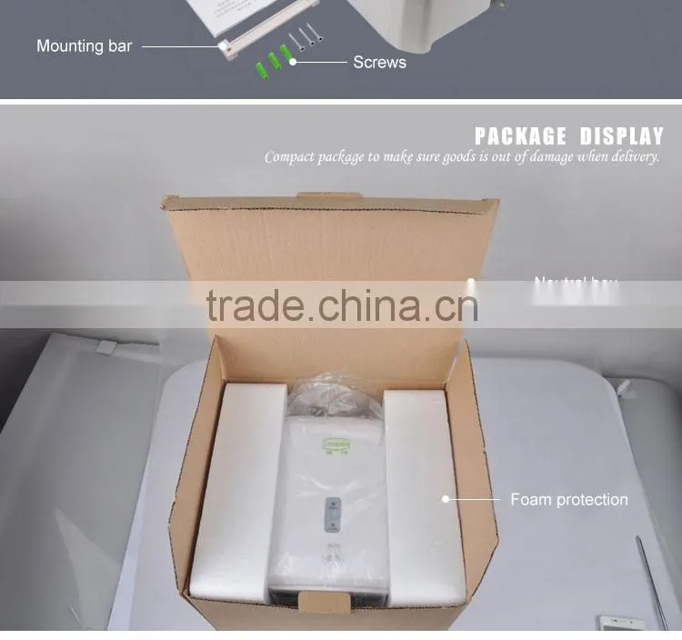 Factory wholesale CE CCC ROHS high quality 850W automatic hand dryer toilet wall mounted YK6901