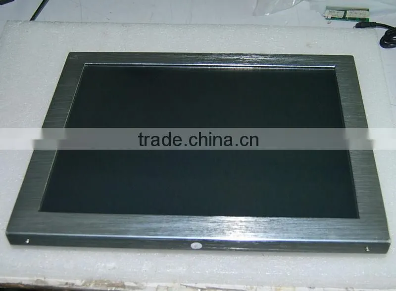 Used 15 Inch Fanless LCD Industrial Touch Panel PC All In One Aluminum Computer Industrial Computers