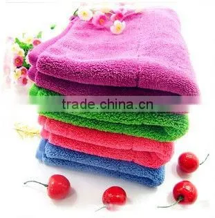 Microfiber Super Absorbent durable compound Coral Fleece Towel for salon