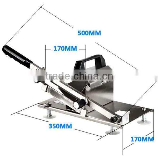 New design manual Frozen Meat slicer Automatic meat-sending device Frozen Meat slicing machine