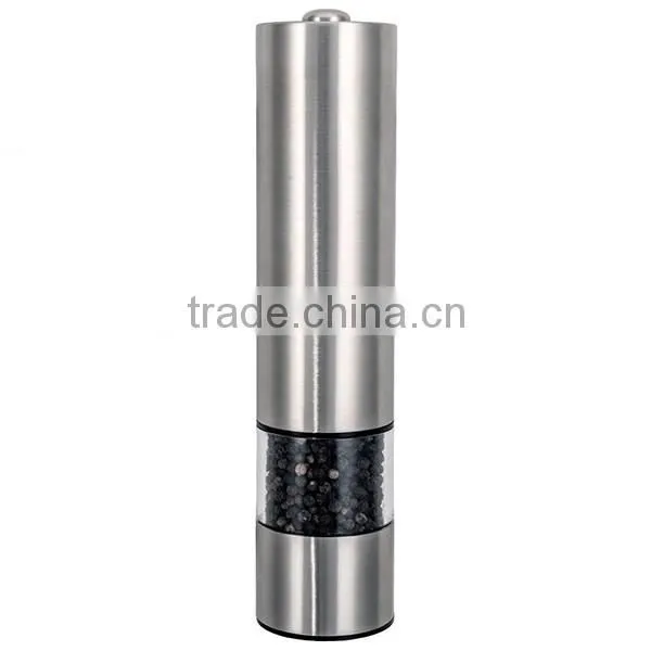 Amazon top seller Automatic Stainless Steel Spice Pepper Salt Grinders