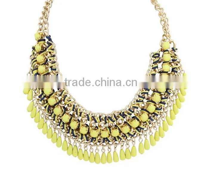 Fashion Necklaces 2016 Necklaces Jewelry Type Latest Design Beads Necklace Statement Necklaces