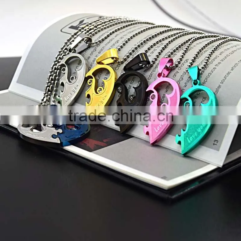 Wholesale Alibaba Charms Broken Heart Pendant Baby Accessories