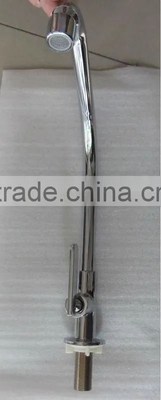 Low price single lever brass kitchen faucet