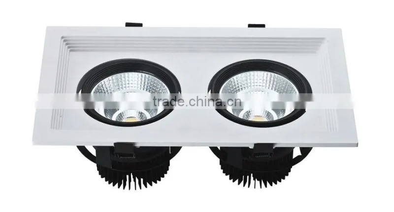 2*9w AC86/265 Double heads Low price cob led downlight recessed mounted led downlight Dimmable led downlight CE/ROHS