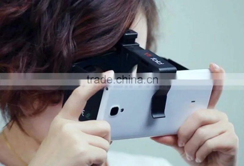 Small Mini Virtual Reality 3D VR Folding Glasses Case For iPhone 6S Plus Note 5 Galaxy S6 S7 Edge