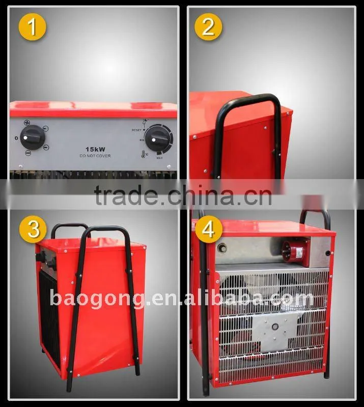 15kW electrical fan heater