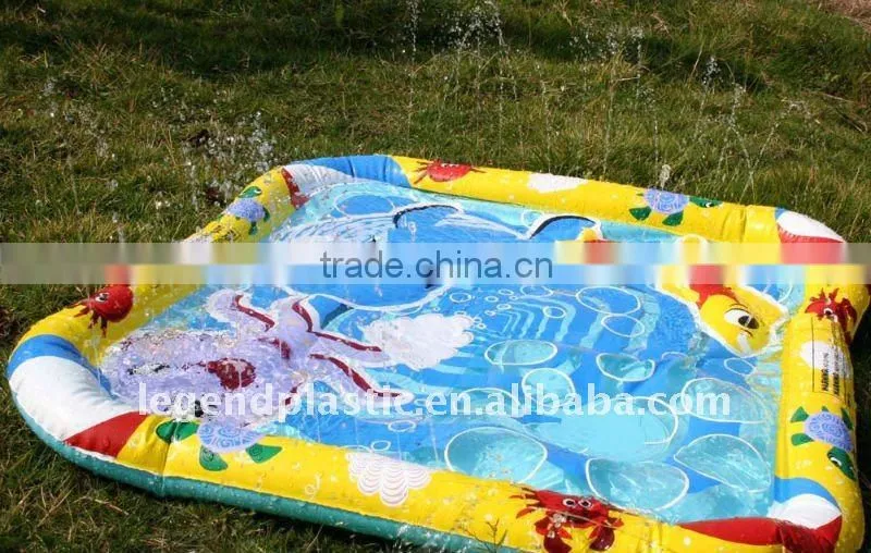 inflatable pool with water prayer